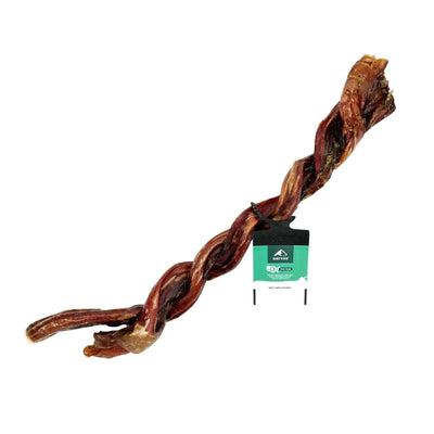 BarkNBig Beef Steer Bully Twist Dog Treats - Talis Us
