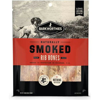 Barkworthies Smoked Rib Dog Treats 10pk - Talis Us