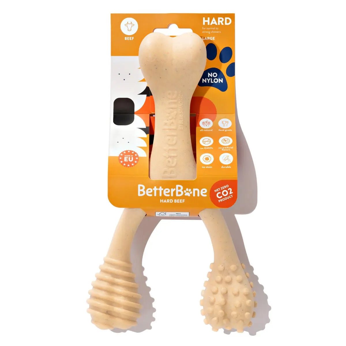 BetterBone Hard Beef Dog Chew Toy - Talis Us