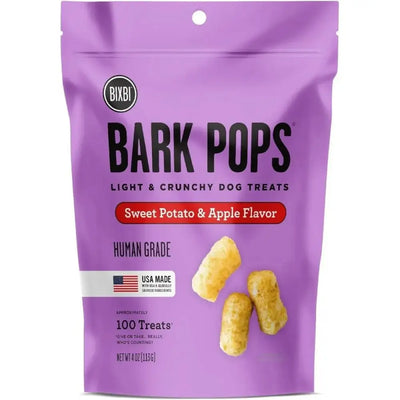 BIXBI Bark Pops Light & Crunchy Dog Treats 4oz. - Talis Us