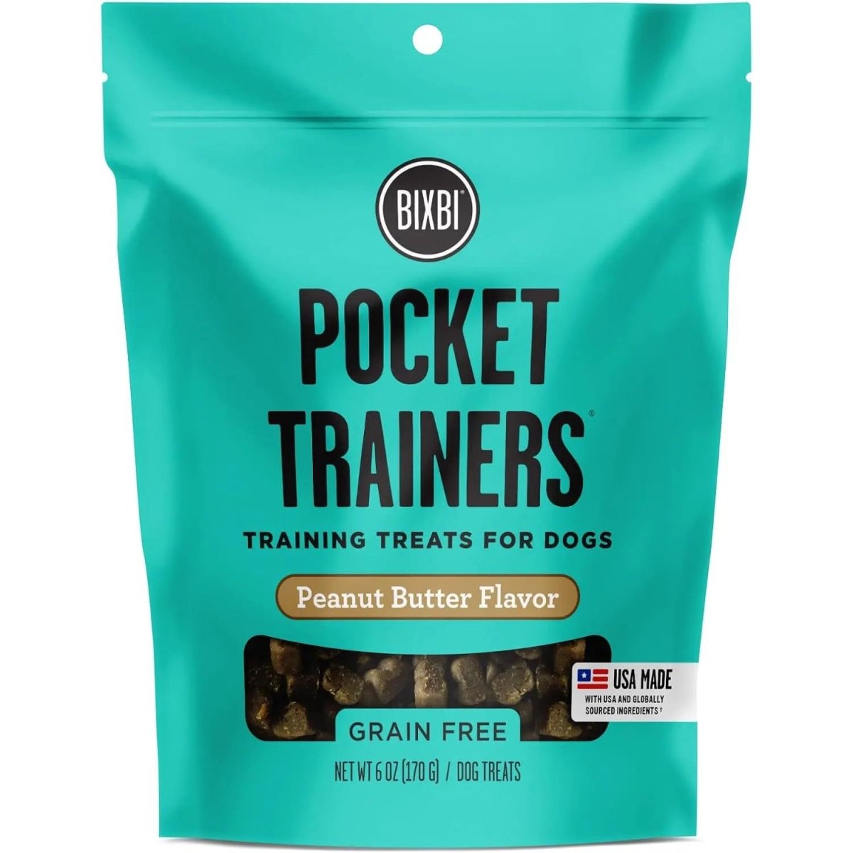 BIXBI Pocket Trainers Grain - Free Dog Treats 6oz. - Talis Us