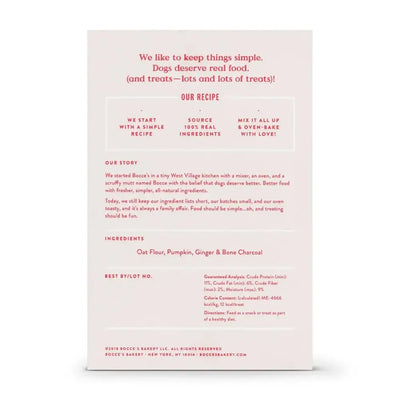 Bocce's Bakery Daily Support Belly 12oz Functional Biscuit Boxes Dog Treats - Talis Us