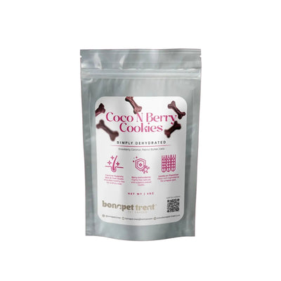 Bonapet Coco N Berry Organic Dog Cookies 4 oz - Talis Us