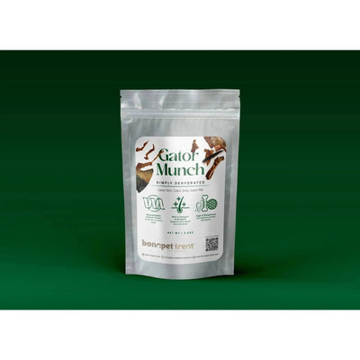 Bonapet Gator Munch: Hypoallergenic, All - Natural Dog Treats 4 oz - Talis Us