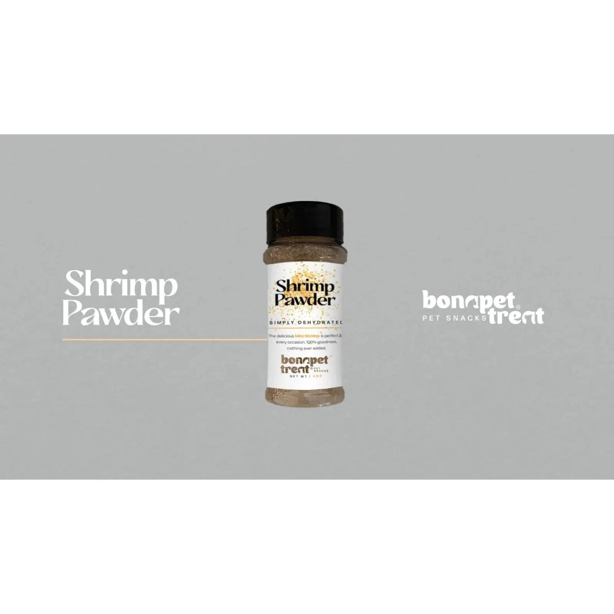 Bonapet Shrimp Powder: All - Natural Omega - 3 Boost for Pets 2oz - Talis Us