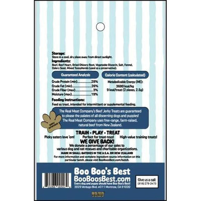 Boo Boo's Best Beef Jerky Dog Treats 3oz - Talis Us