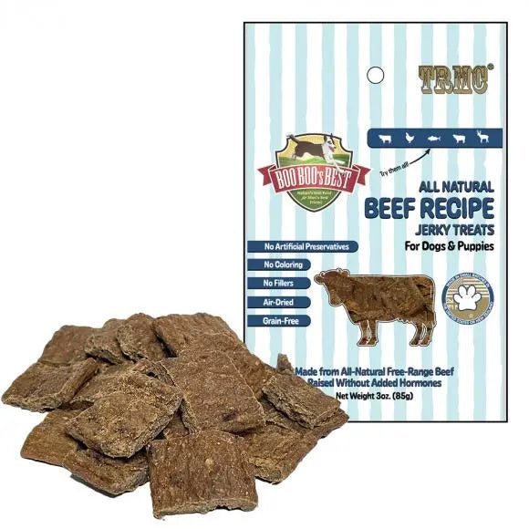 Boo Boo's Best Beef Jerky Dog Treats 3oz - Talis Us