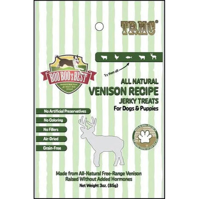 Boo Boo's Best Venison Jerky Dog Treats 3oz - Talis Us