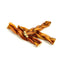 Braided bully sticks for dogs made from natural beef for healthy chewing and entertainment