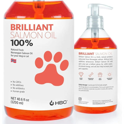 Brilliant Salmon Oil Skin & Coat Supplement for Dogs - Talis Us