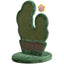 PetPals Group cactus cat scratching post with textured surface and playful flower accessory