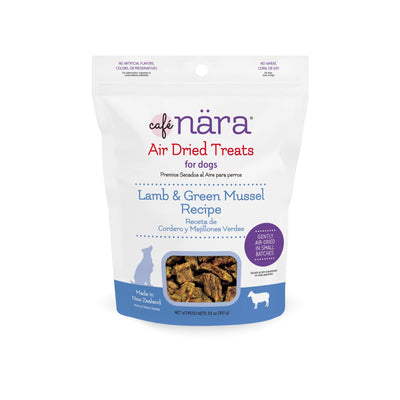 Cafe Nara Air Dried Lamb and Green Mussel Dog Treats 3.5 oz - Talis Us