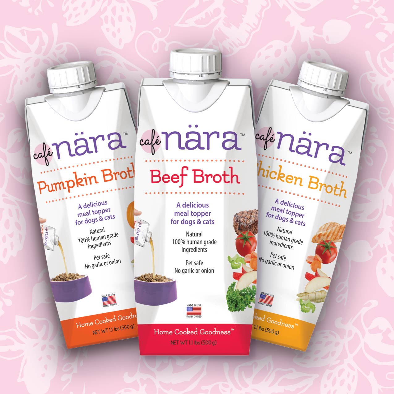 Caru Pet Food Beef Broth for Dogs and Cats, a flavorful meal topper with natural ingredients