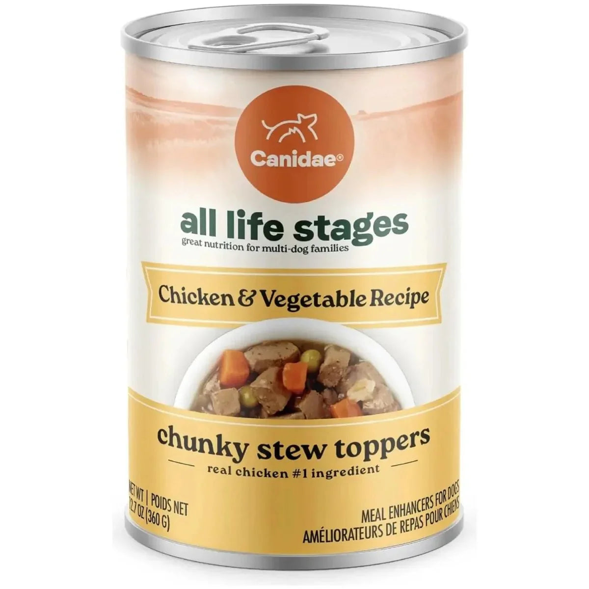 CANIDAE All Life Stages Chunky Stew Toppers Wet Dog Food 6ea/12.7 oz - Talis Us