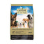 A bag of CANIDAE All Life Stages Multi-Protein Formula Dry Dog Food (Chicken, Turkey, Lamb & Fish Meal), showing four dog breeds and branded as “Ideal for Multi-Dog Families”—for adult, puppy, and senior dogs.