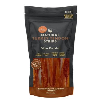 Canine Naturals Natural Turkey Tendon Dog Treats 3oz - Talis Us