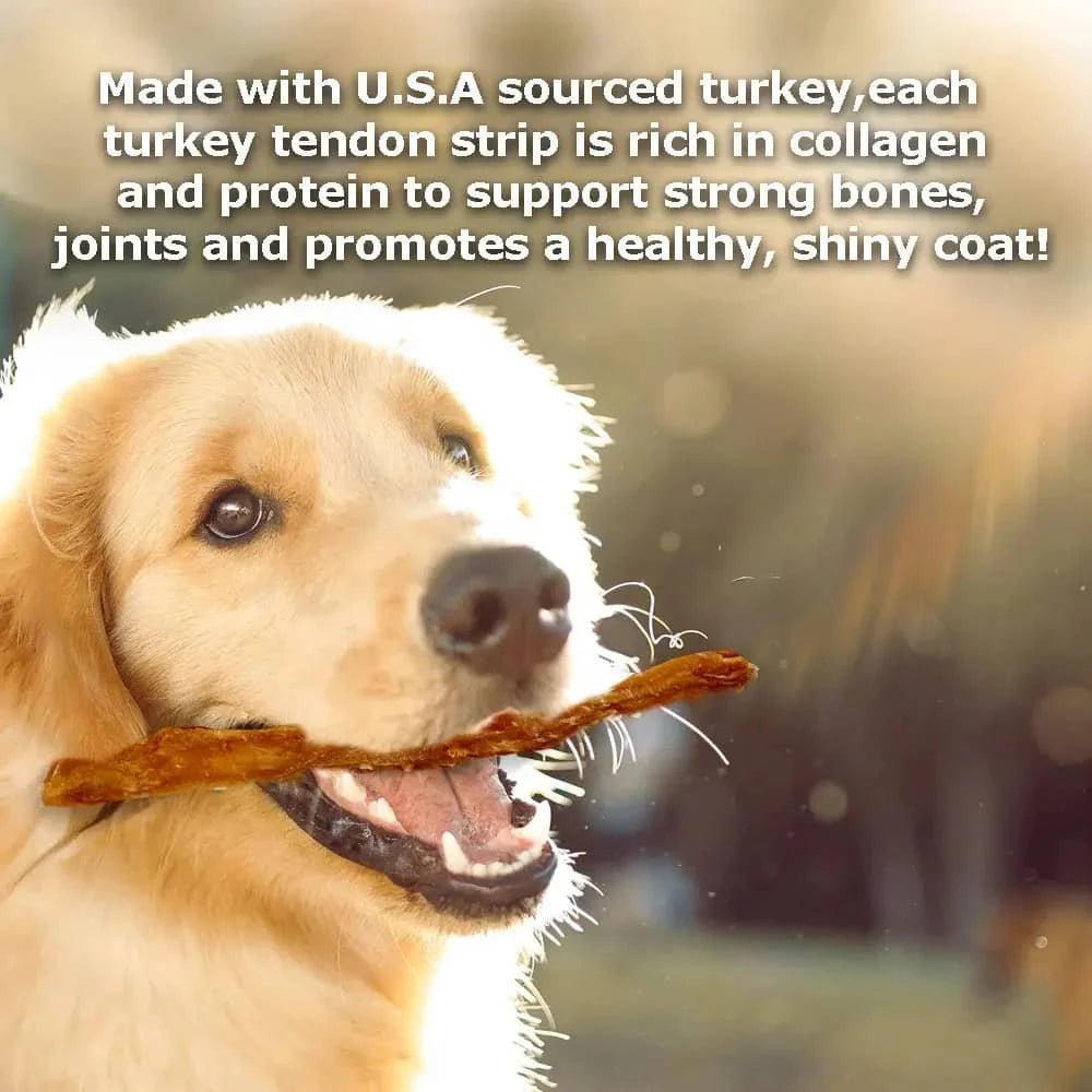 Canine Naturals Natural Turkey Tendon Dog Treats 3oz - Talis Us