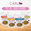 Caru Pet Food goat milk dog treats in various flavors, delicious baked cookies for dogs
