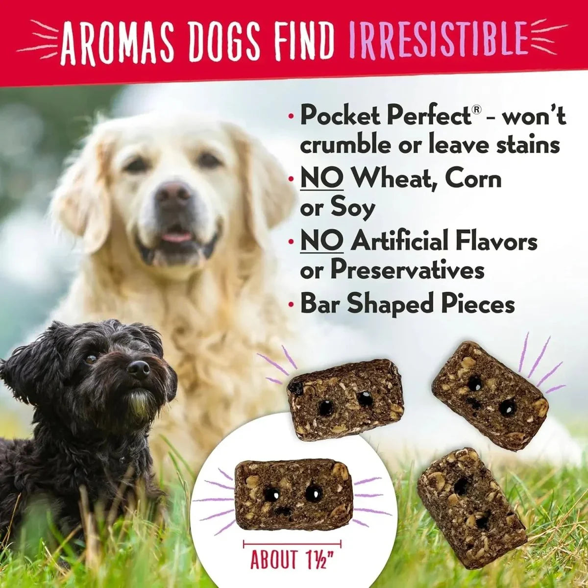 Charlee Bear Bearnola Bites Dog Treats 8oz. - Talis Us