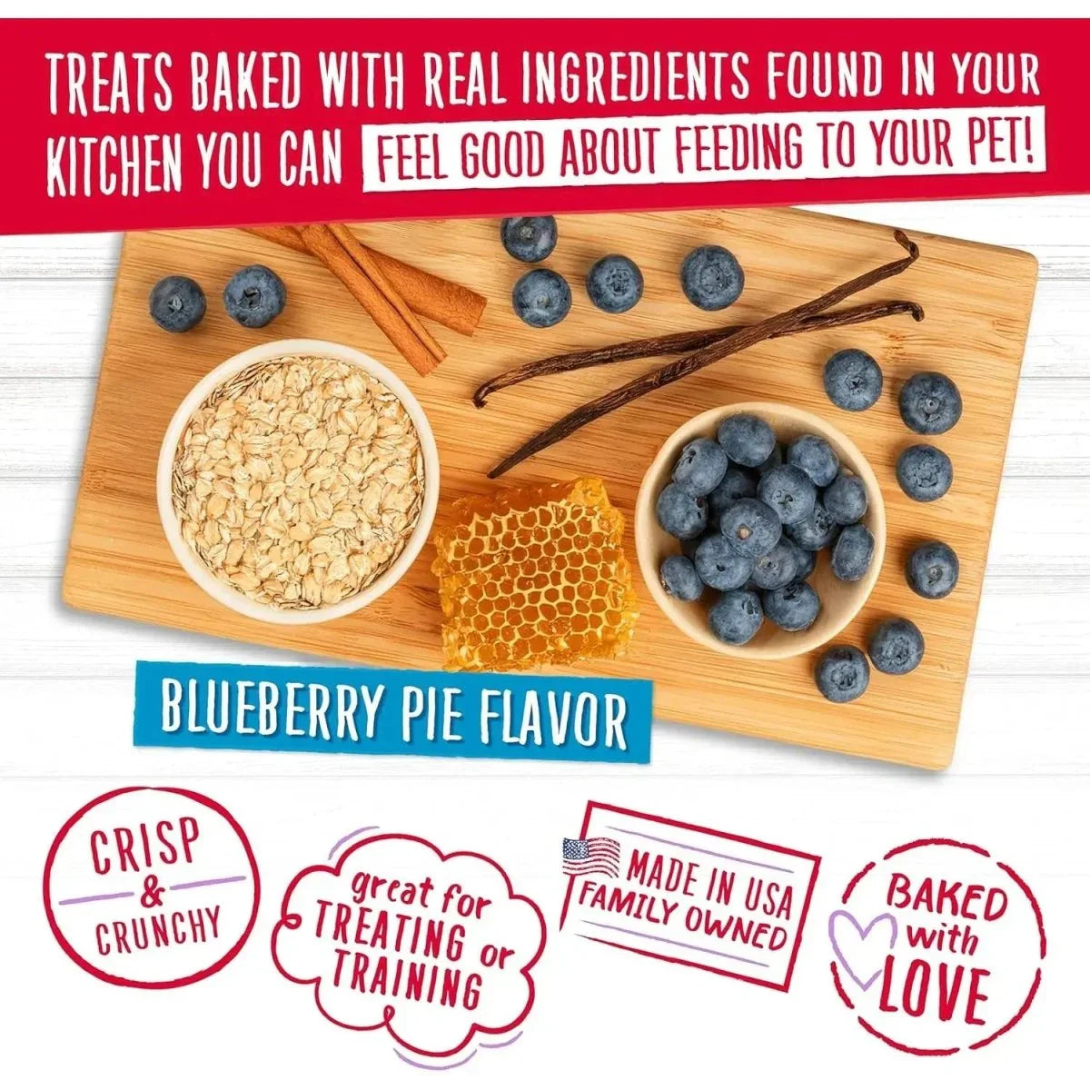 Charlee Bear Bearnola Bites Dog Treats 8oz. - Talis Us