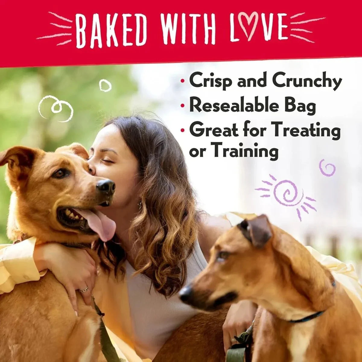 Charlee Bear Bearnola Bites Dog Treats 8oz. - Talis Us