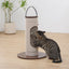 PetPals Group corrugated cardboard cat scratch post for playful cats in a cozy indoor setting
