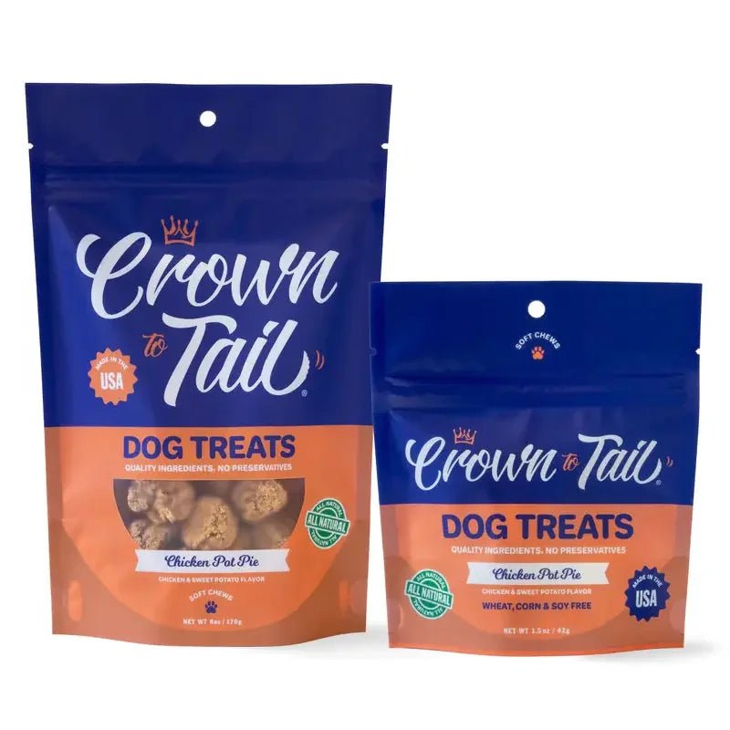 Crown to Tail Chicken Pot Pie Soft Chew Dog Treats - Talis Us
