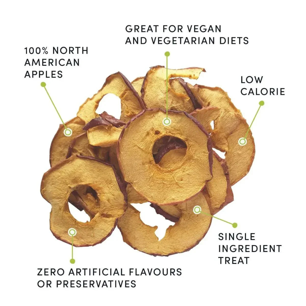 Crumps' Naturals Apple Bites Grain - Free Dog Treats 4.2oz - Talis Us