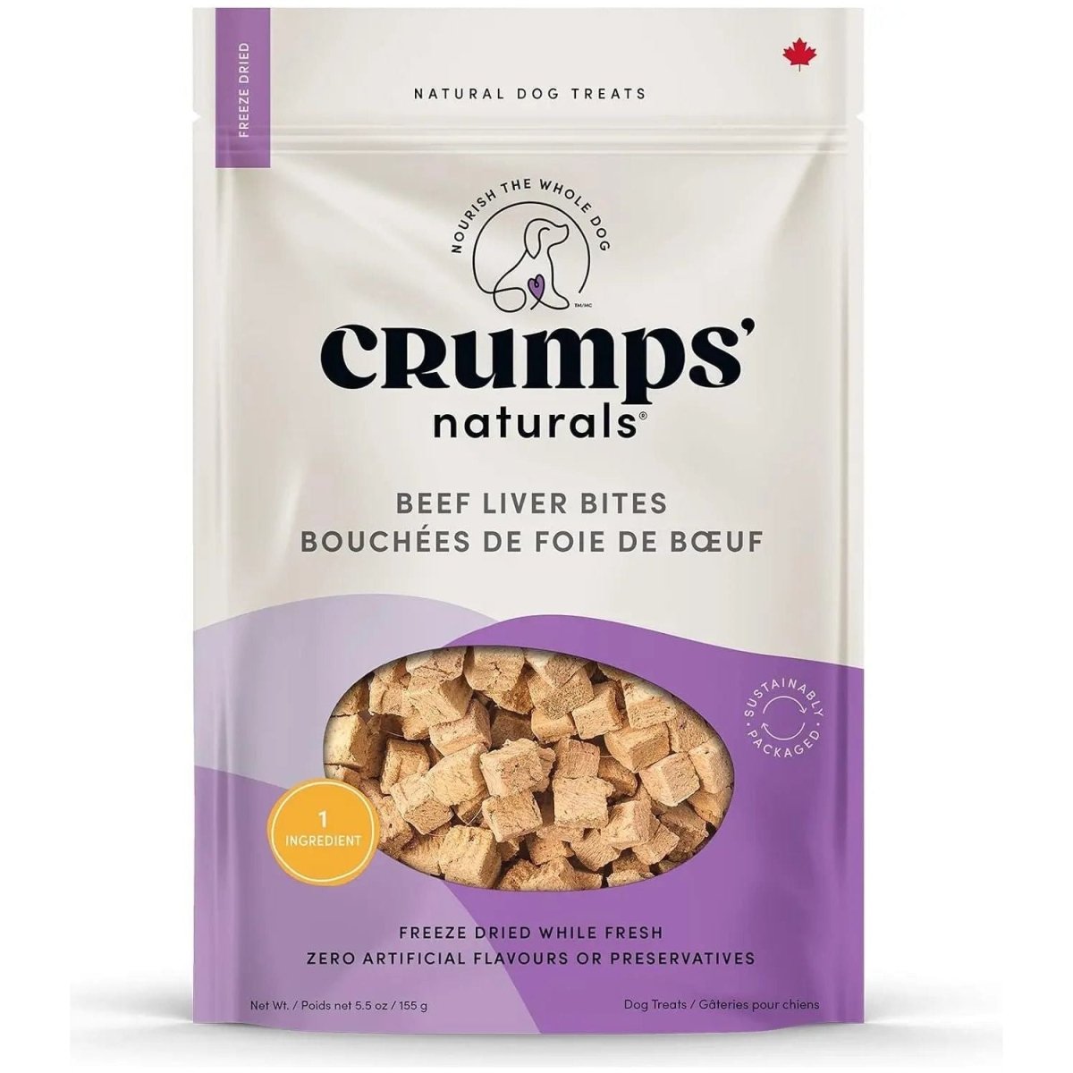 Crumps' Naturals Beef Liver Bites Dog Treats - Talis Us