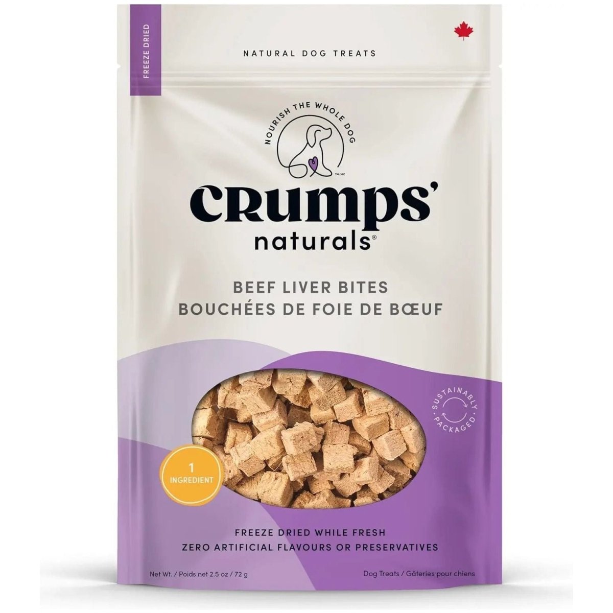 Crumps' Naturals Beef Liver Bites Dog Treats - Talis Us