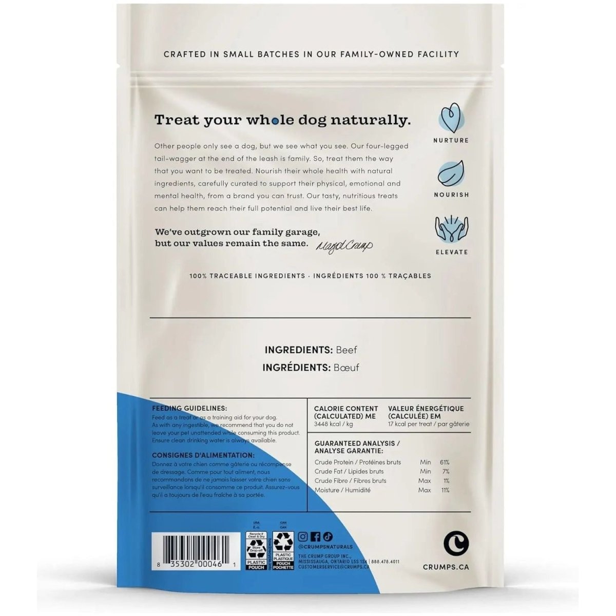 Crumps' Naturals Beef Tender Sticks Dog Treats - Talis Us