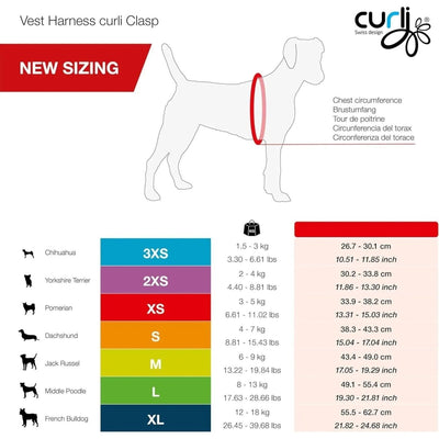 Curli Alpine Clasp Vest Dog Harness Grey - Talis Us