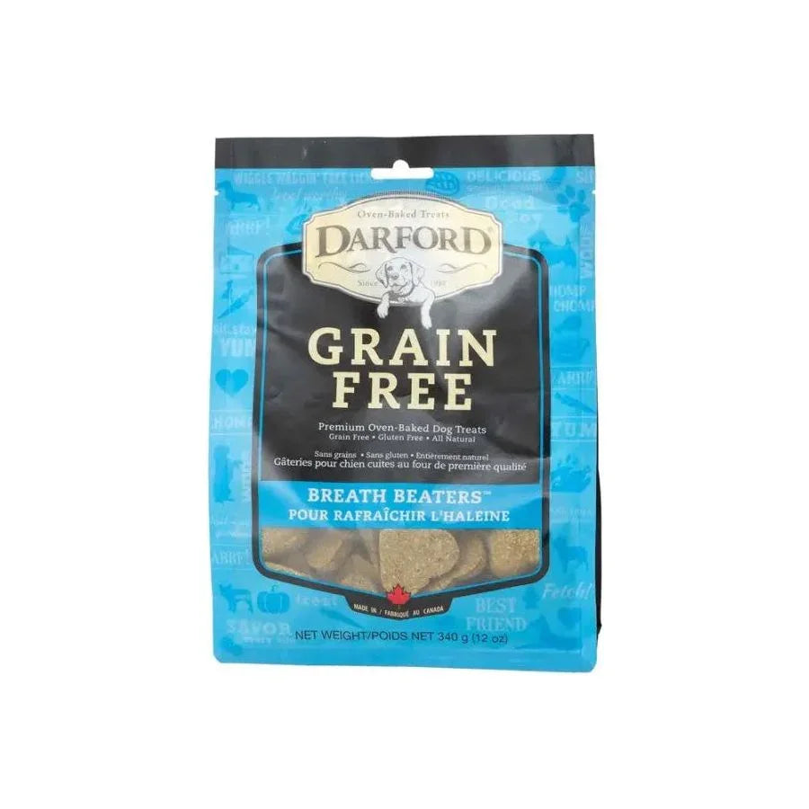 Darford Grain Free Dog Biscuits Breath Beaters 12 oz - Talis Us