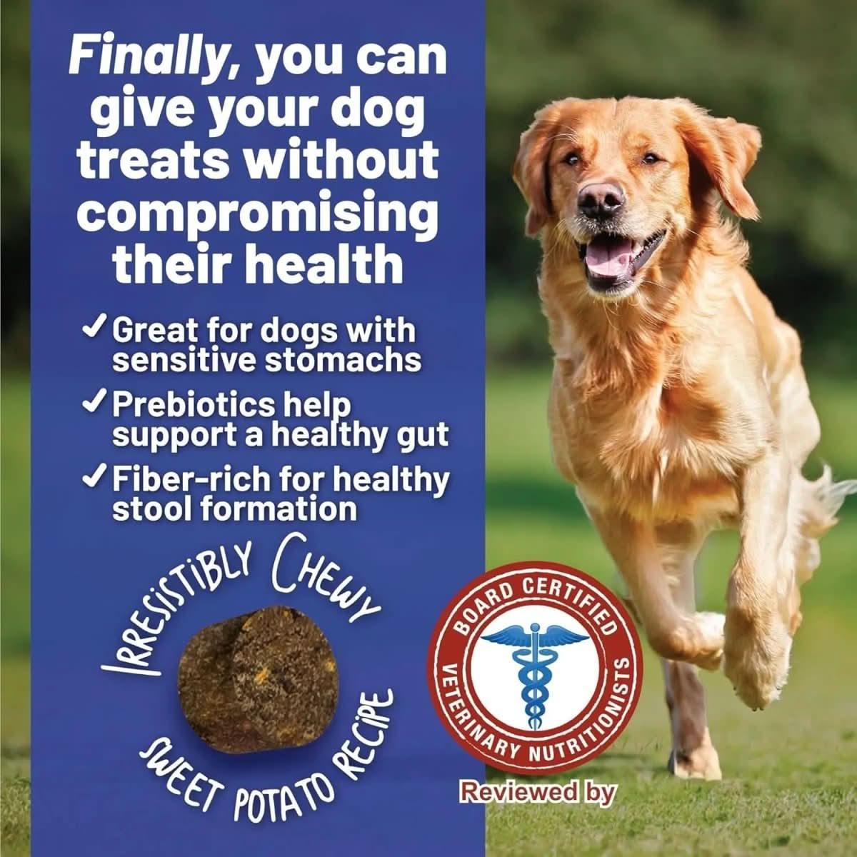 Dave's Pet Food Sensitive Stomach Sweet Potato & Pumpkin Grain - Free Soft & Chewy Dog Treats 5oz - Talis Us