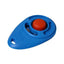 Starmark dog training clicker in blue with an easy-to-press red button for effective pet training