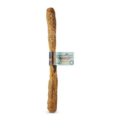 DogginStix Braided Lamb Collagen Barbell Dog Chew Treats Case of 30 - Talis Us