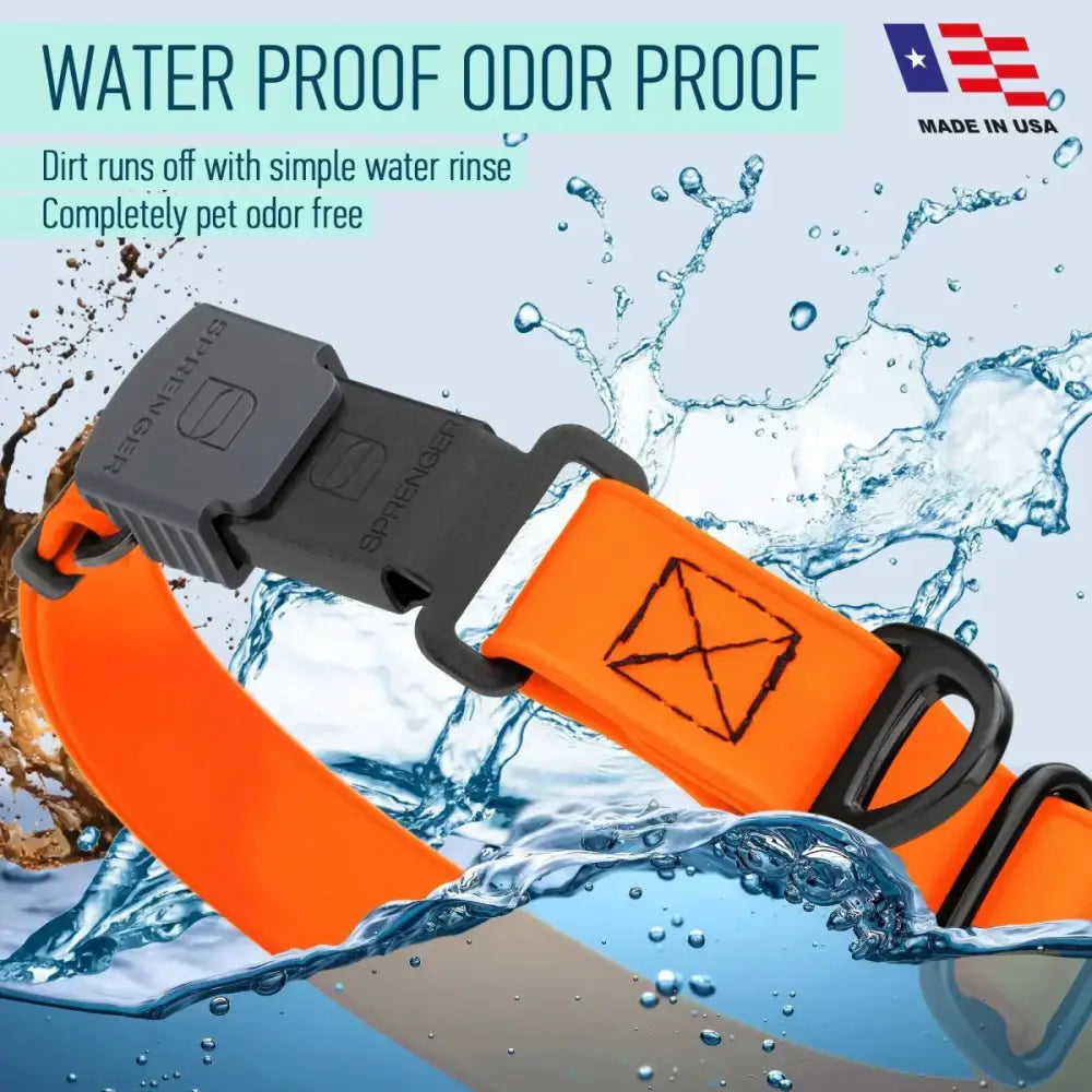 Dogline Biothane Waterproof Dog Collar with Herm Sprenger Stainless Steel Quick Release Buckle - Talis Us