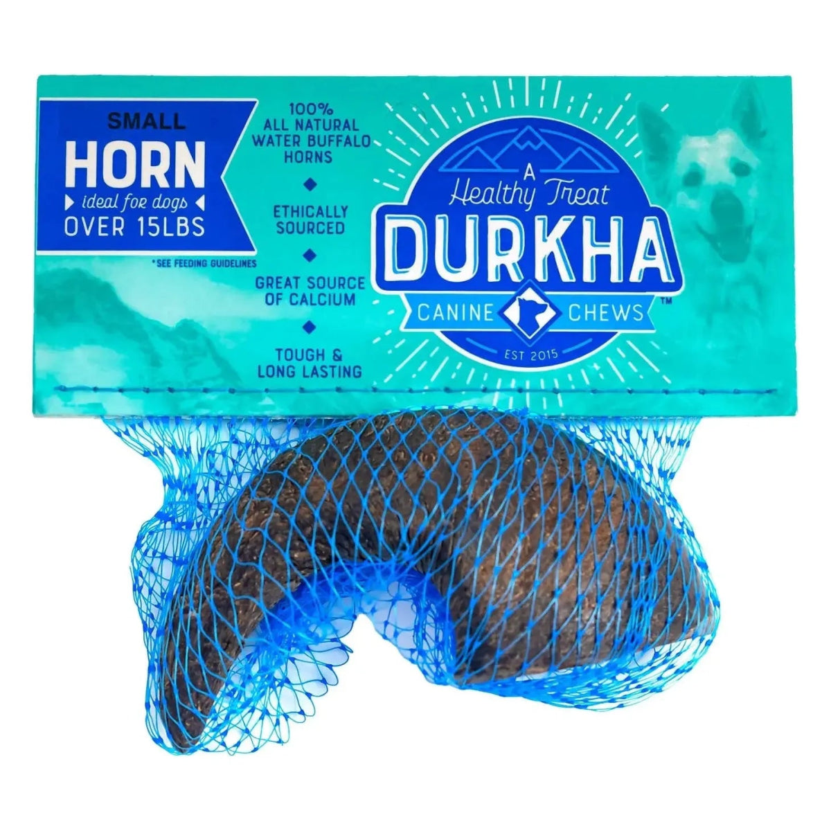 Durkha Natural Water Buffalo Horns for Dogs – Long - Lasting, Natural Dog Treats - Talis Us