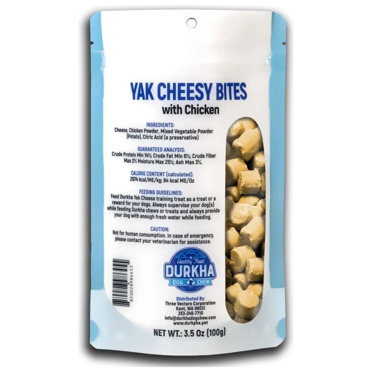 Durkha Yak Cheesy Bites Training Dog Treat 3.5oz - Talis Us