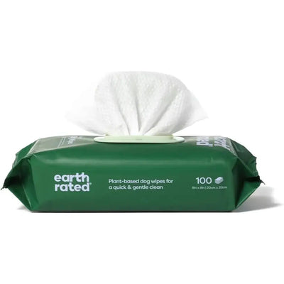 Earth Rated Dog Grooming Wipes 100ct. - Talis Us