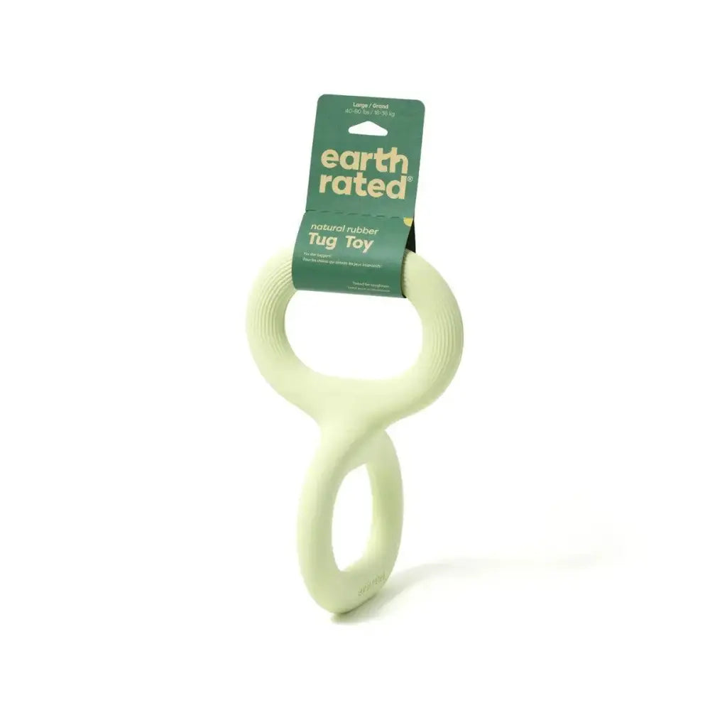 Earth Rated Dog Tug Toy Green Rubber - Talis Us