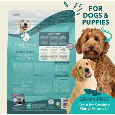 Earthborn Holistic Coastal Catch Herring Meal & Vegetables Grain - Free Dry Dog Food - Talis Us