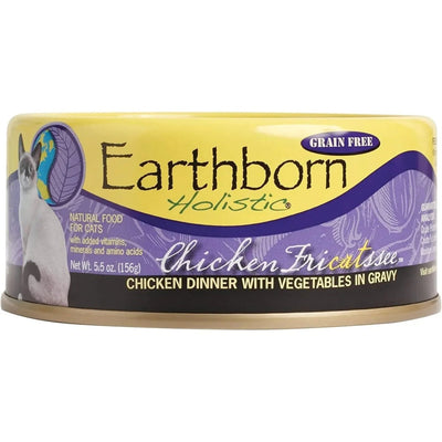 Earthborn Holistic Grain Free Chicken Fricatssee Wet Cat Food 24ea/5.5 oz - Talis Us