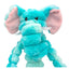 ThoozyPet elephant dog tug toy in blue and pink, perfect for interactive playtime with pets