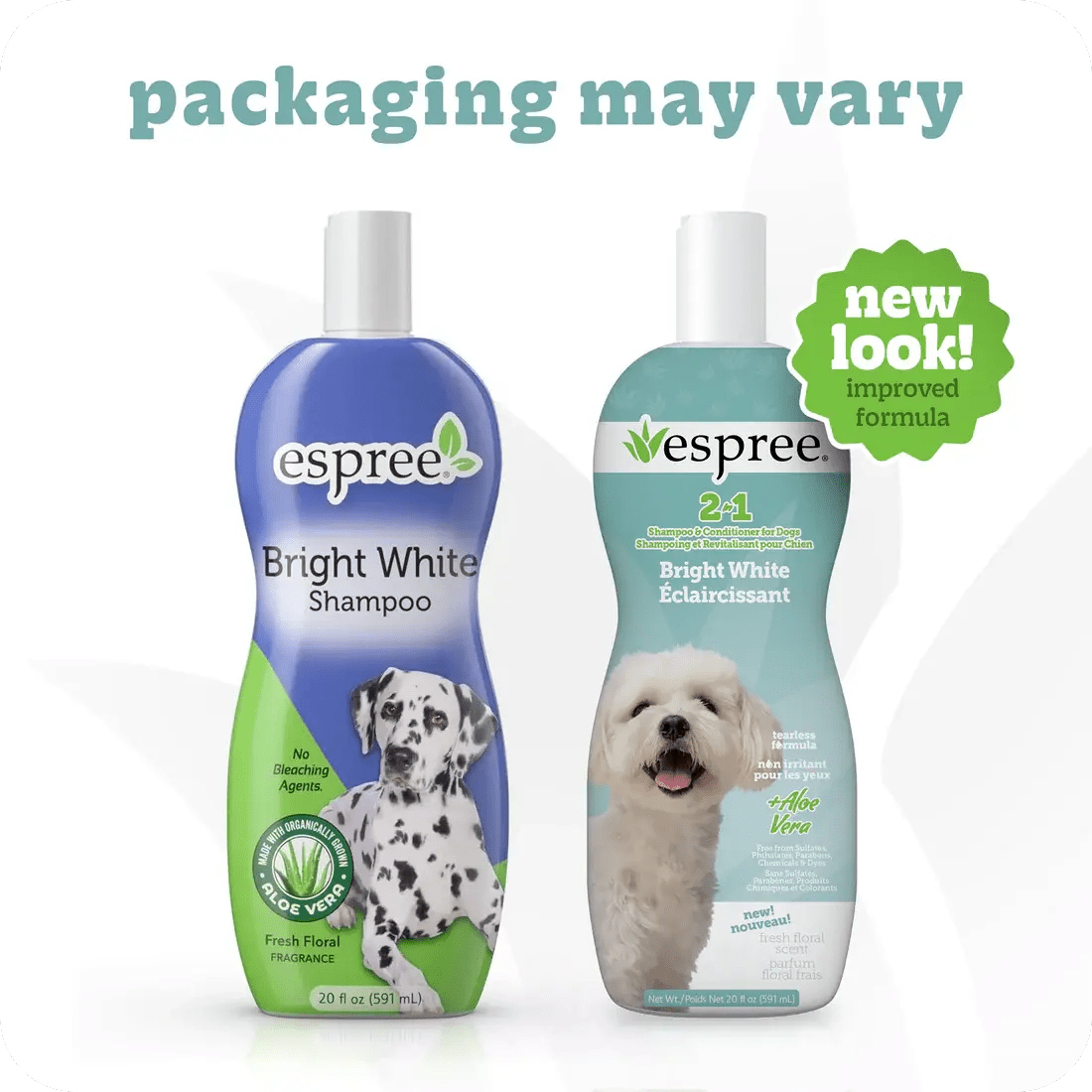 Espree 2in1 Bright White Dog Shampoo 20 oz - Talis Us