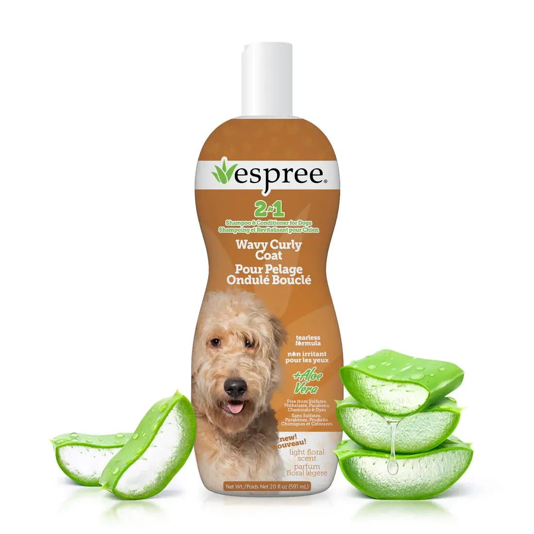 Espree 2in1 Wavy Curly Coat Dog Shampoo 20 oz - Talis Us