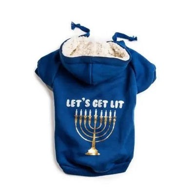 Fabdog Let's Get Lit Hanukkah Dog Hoodie - Talis Us