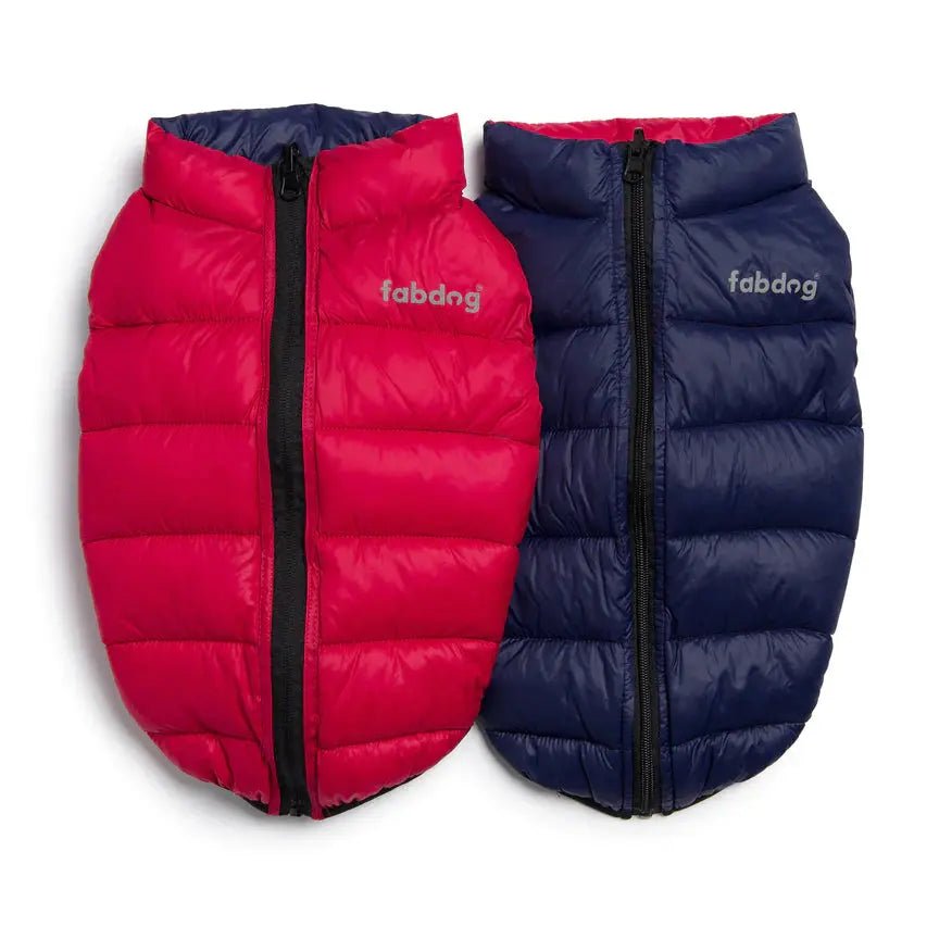 Fabdog Pack N' Go Reversible Dog Puffer Coats - Talis Us