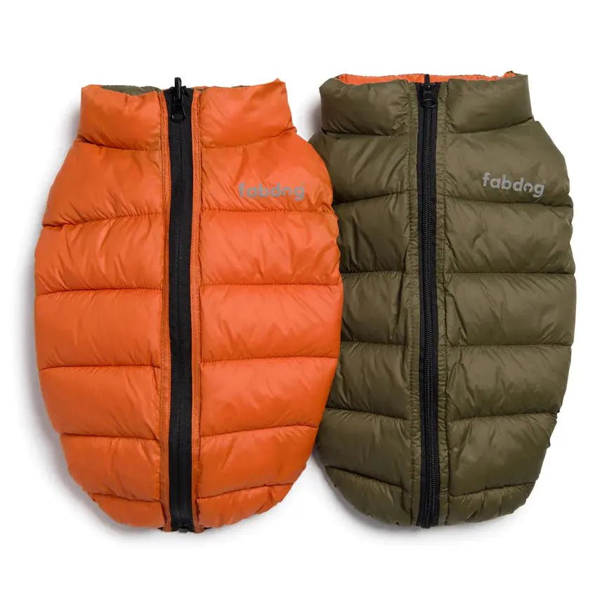 Fabdog Pack N' Go Reversible Dog Puffer Coats - Talis Us