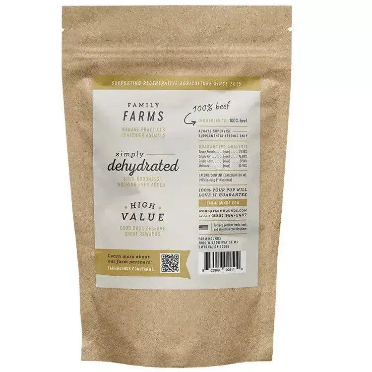 Farm Hounds Healthy Delicious Dehydrated Jerky for Dogs 3.5oz - Talis Us